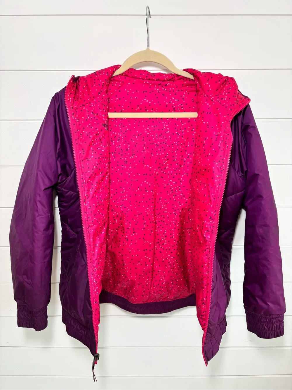 The North Face Kids Girl's Reversible Perrito Jacket Big Kids Size XL18